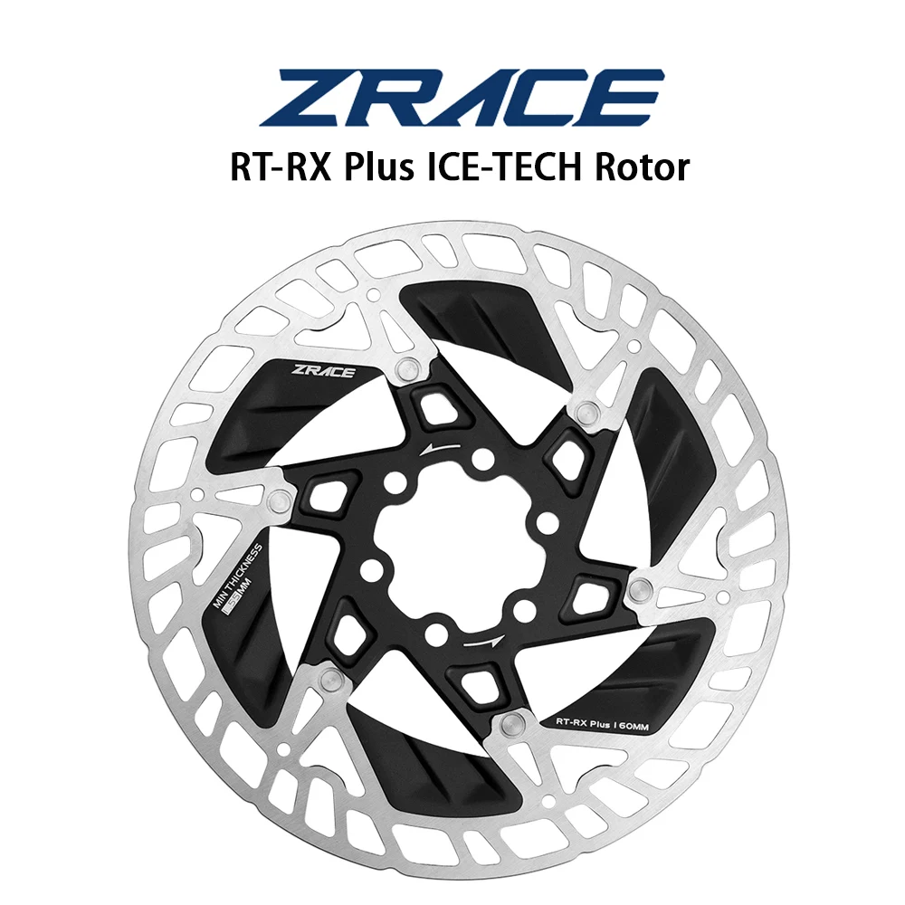 ZRACE RT-RX Plus ICE-TECH 6 Screw Disc Rotor 160mm Road Disc Brake Ultralight Strong Heat Dissipation Floating Rotor