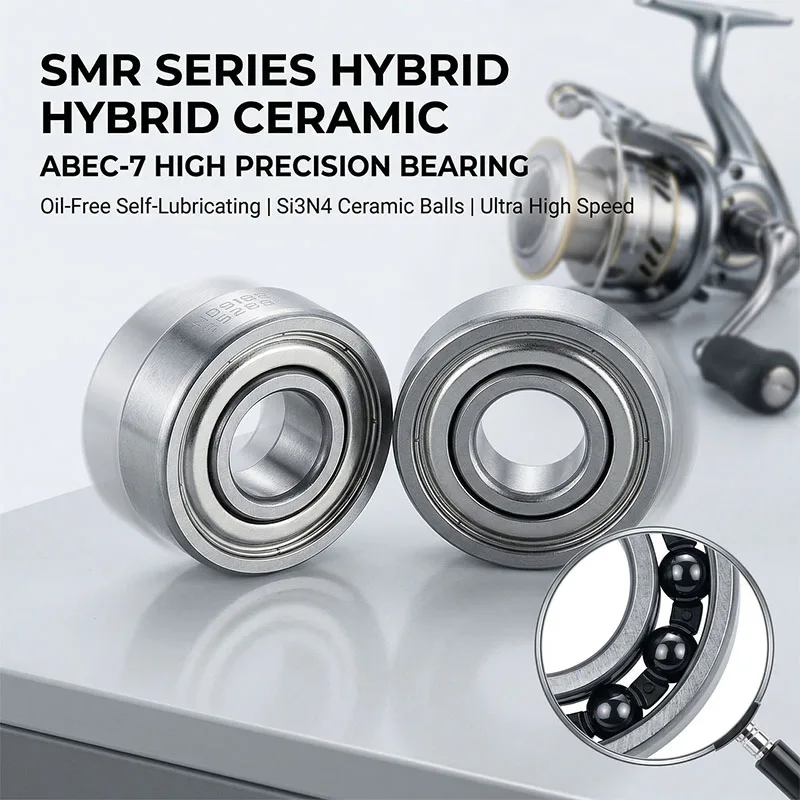 

10 шт. гибридных керамических подшипников 8x12x3.5 SMR128 SMR128C L1280 ZZ, радиальные шарикоподшипники для катушек 8*12*3.5, 7x13x4, 8x14x4