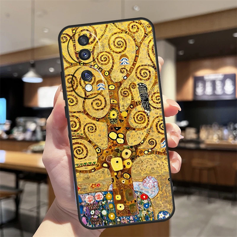 Kiss by Gustav Klimt Case For Huawei P Smart 2019 Nova 5T P20 P30 P40 Lite P50 Pro Honor X8 X7 X9a 50 70 Coque