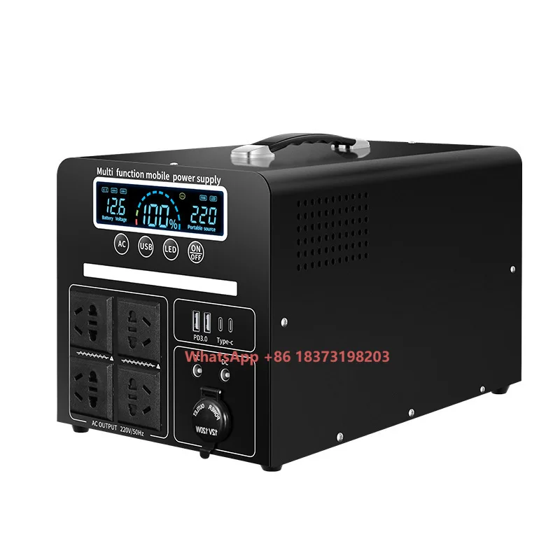 

220 В чистая синусоида открытый мобильный источник питания большой емкости портативный самостоятельный тур живой кемпинг аварийный отключение электроэнергии