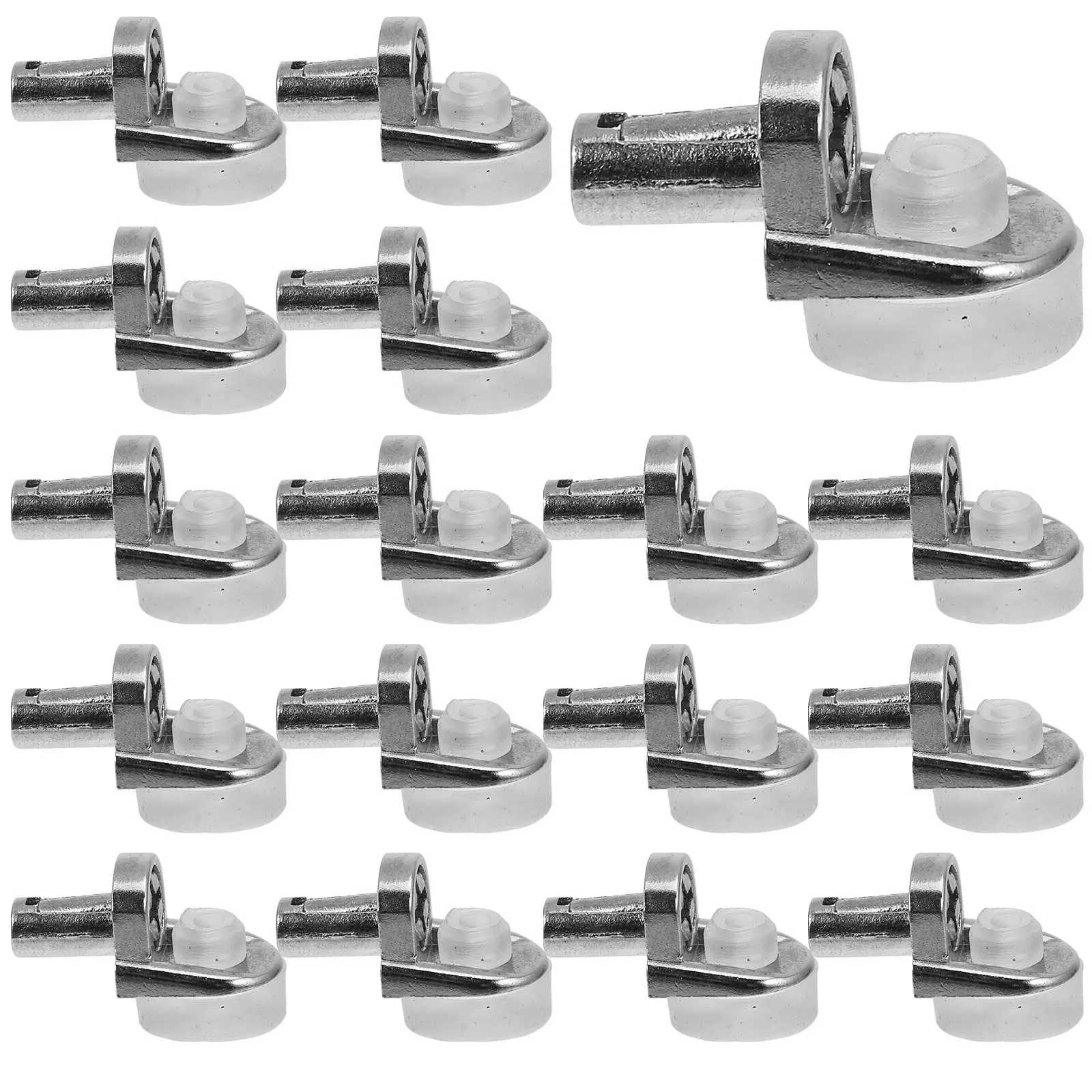 20Pcs Extra Strong Suction Cup Shelf Pins Thickened Adhesive Shelf Holders for Kitchen Bathroom Bookshelf Cabinet Wood Shelving