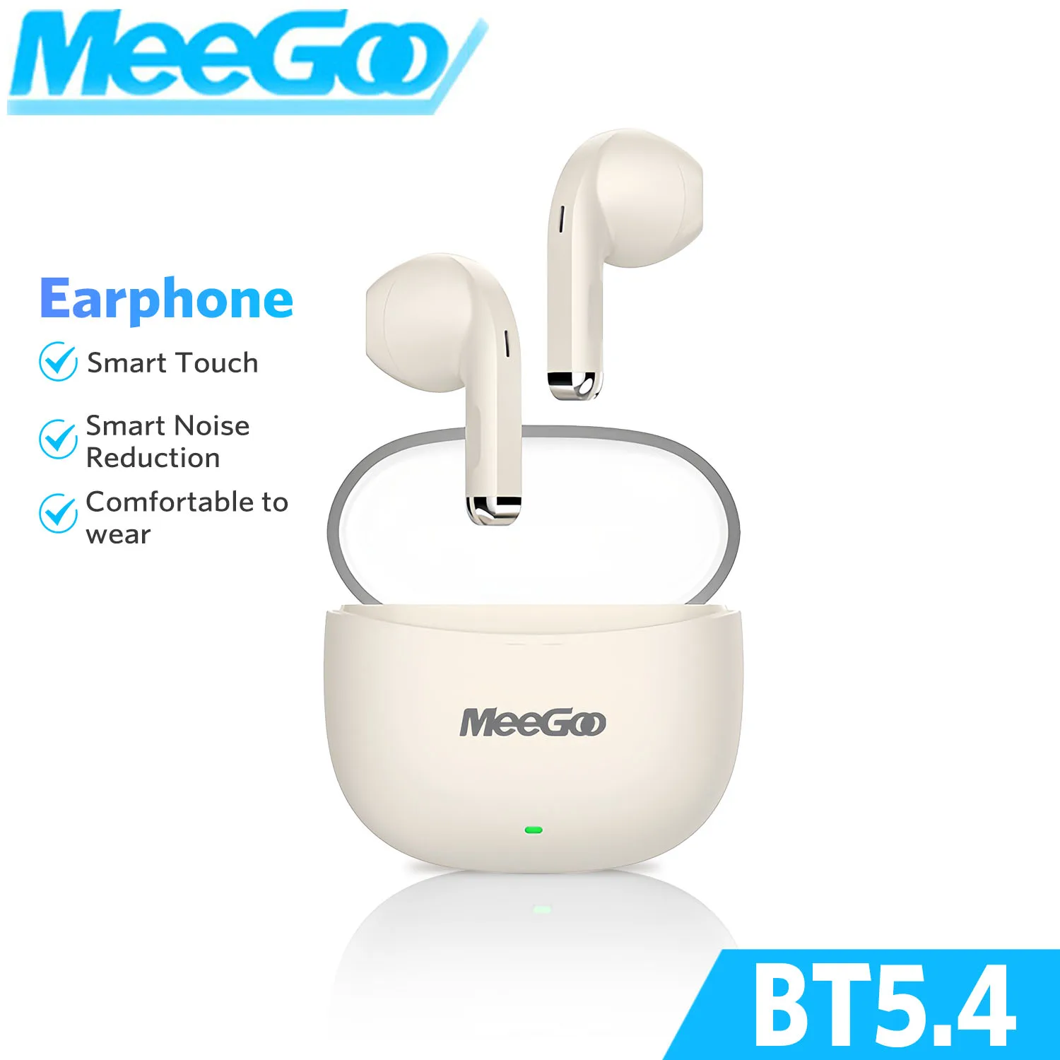 

MeeGoo P210 Pro True wireless Earphone Bluetooth 5.4 Low latency TWS HD Music With Microphone IPX5 Waterproof Wireless Sports