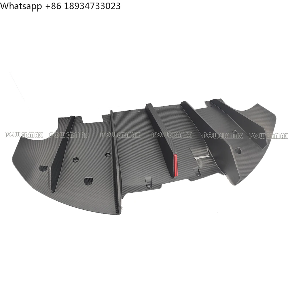 Car Part Dry Carbon Fiber Rear Bumper Diffuser Lip Exterior Trims for Lotus Emira 2021+