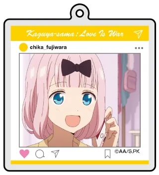 لعبة Shinomiya Kaguya Fujiwara Chika Iino Miko Hayasaka Ai Shirogane Miyuki المفاتيح دمية أنيمي الاكريليك كيرينغ قلادة هدية