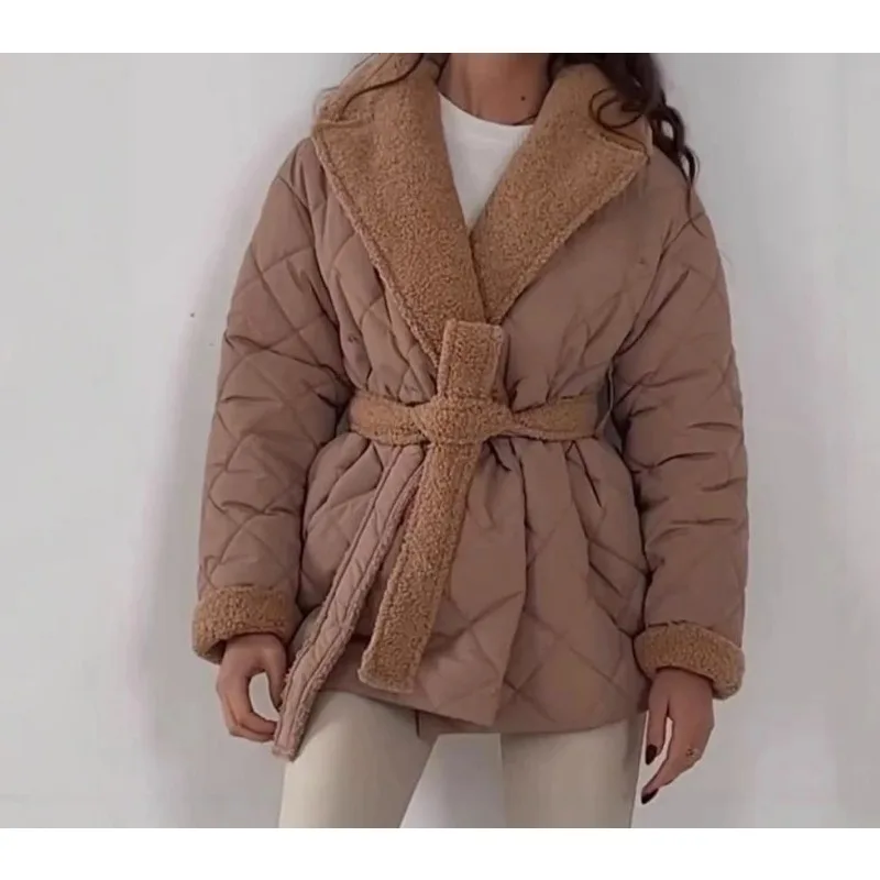 

Fall/Winter Women's Loose New Style Patchwork Cotton Coat Jacket