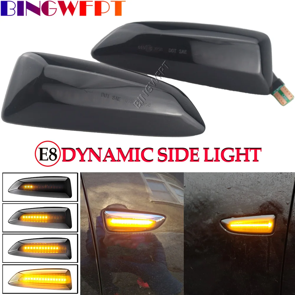 New Dynamic Side Marker Turn Signal Light Sequential Blinker For Opel Astra J Astra J K Zafira C Insignia B Grandland X