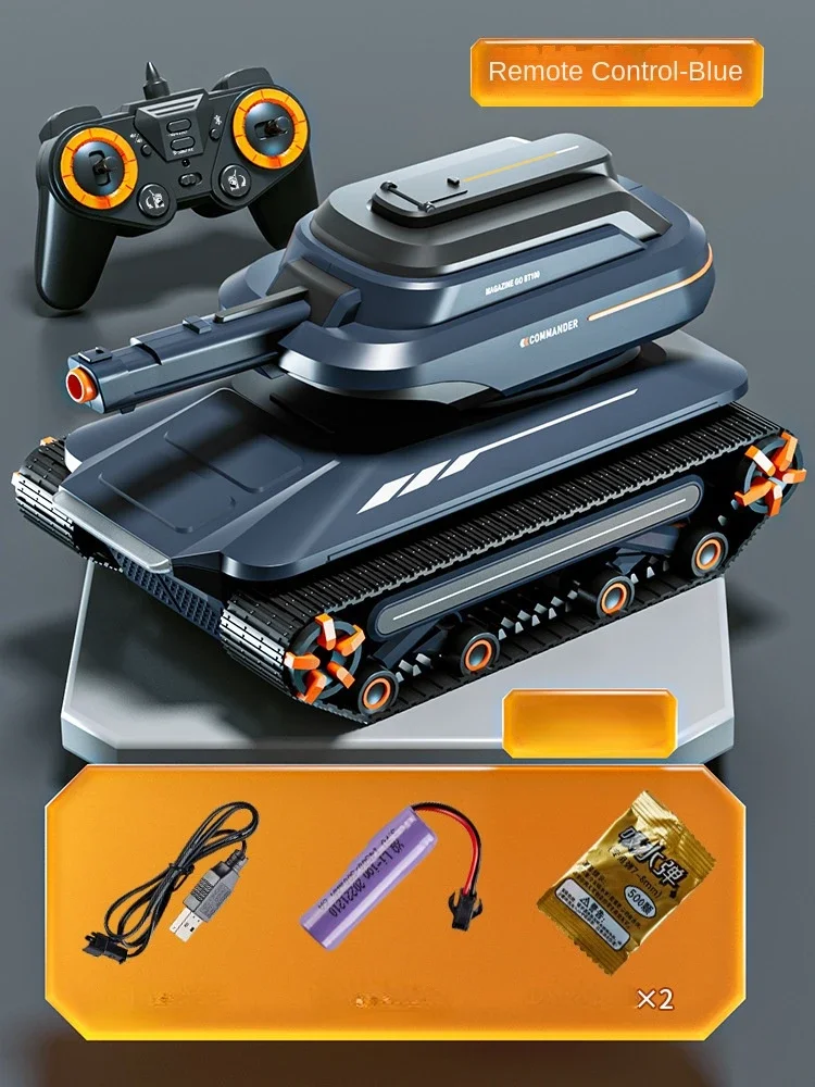 Réservoir RC tirer balle Simulation armure véhicule électronique télécommande réservoir tir balle militaire sur chenilles RC voiture jouets