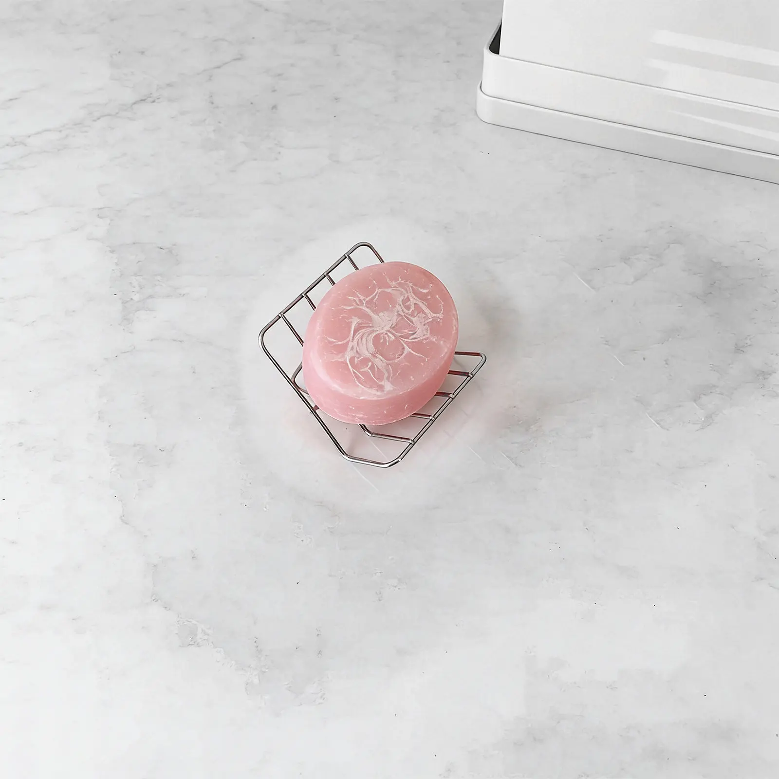 

Stainless Steel Soap Dish Self Draining Rack Bathroom Bar Soap Holder Metal Drain Tray Kitchen Sink Shower Organizer Sponge