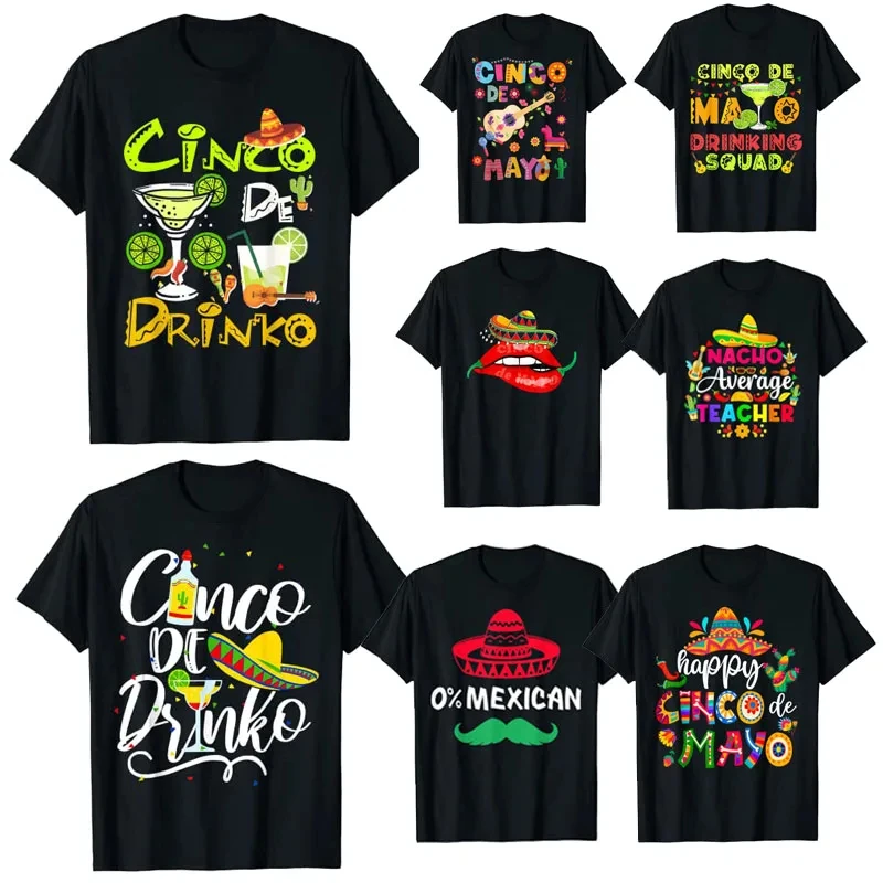 Make Cinco De Mayo Great Again Viva Mexico Mexican T Shirt 100% Cotton O-Neck Summer Short Sleeve  Fiesta 5 De-Mayo mens T-Shirt