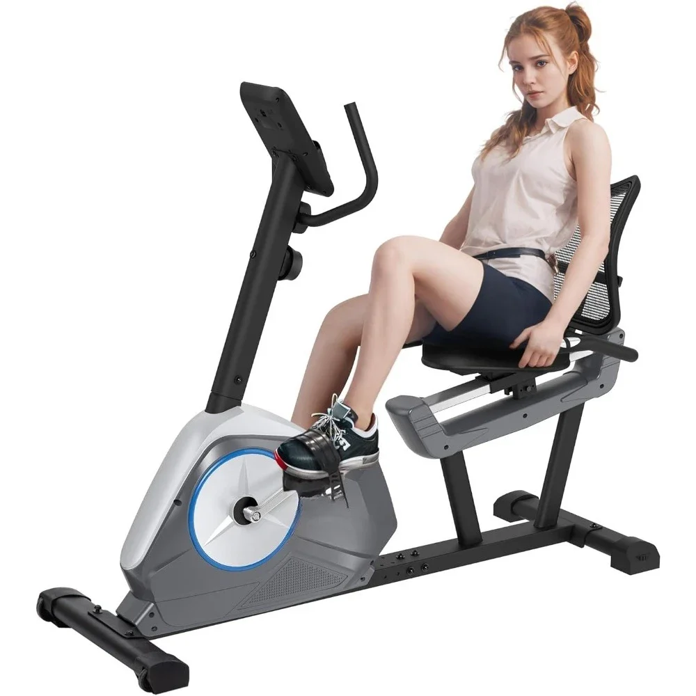 

Recumbent Exercise Bike for Adult and Seniors,Stationary Bike,350 lbs Capacity,16-level Magnetic Resistance and Comfortable