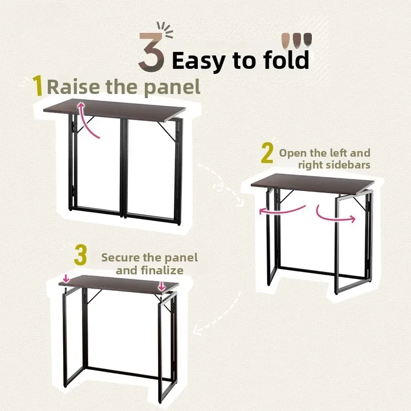 Portable Folding Desk for Home Office Study Computer Table Modern Simple