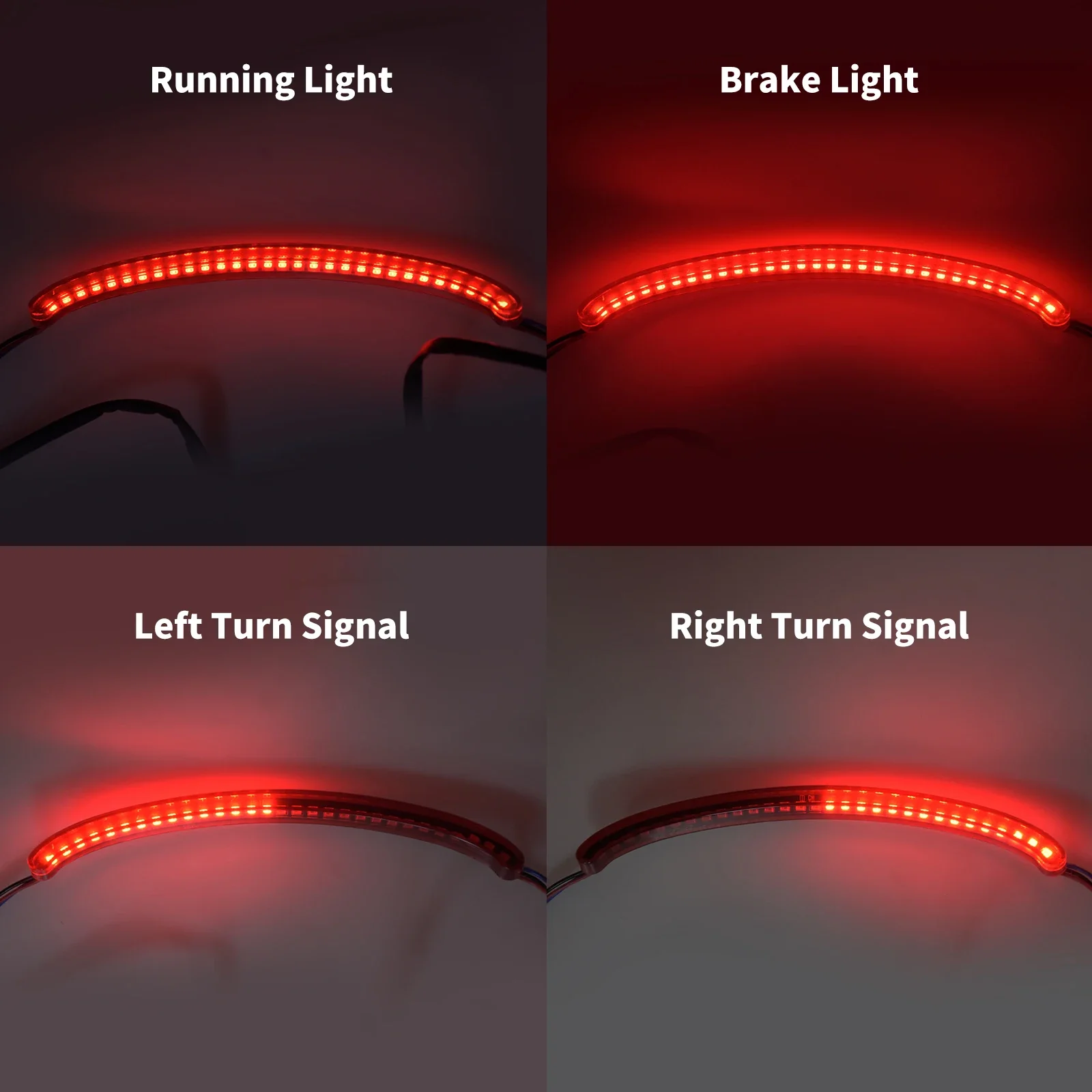 Motorcycle Rear Fender LED Taillight Turn Signal Brake Running Light For Harley Softail Fat Bob FXFB 107 FXFBS 114 2018-2023 24