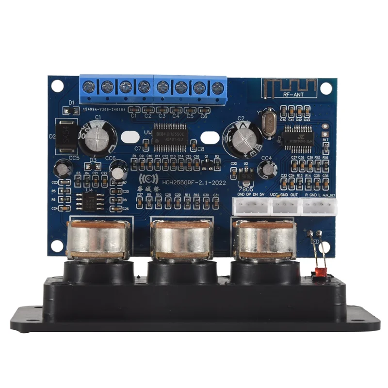 Solid 1Set 2.1 Channel DC12-20V Digital Amplifier Board Subwoofer Class D Amplifier Board With AUX Cable+USB Cable
