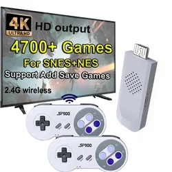 Consola De Videojuegos SF900, reproductor portátil De TV HD, 5000 juegos integrados, controlador inalámbrico, Consolas De Videojuegos para NES SNES