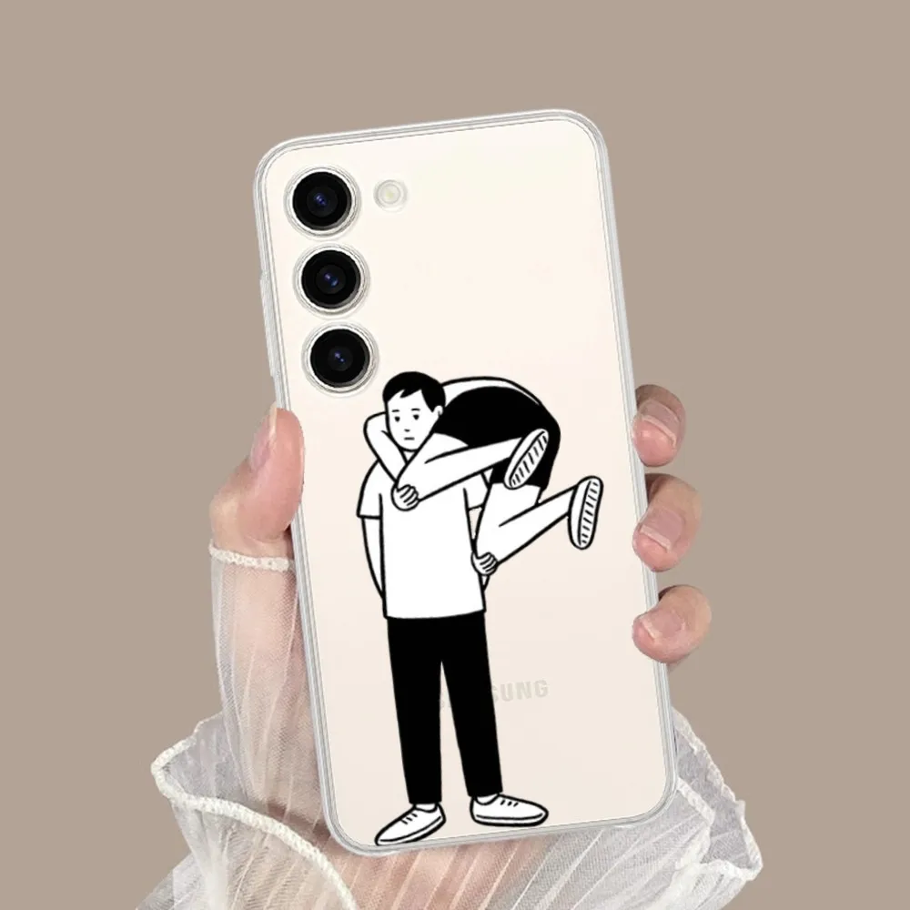 Noritake Cartoon Phone Case for Samsung Galaxy S8 8S G950F G950 A91 A80 A73 5G A72