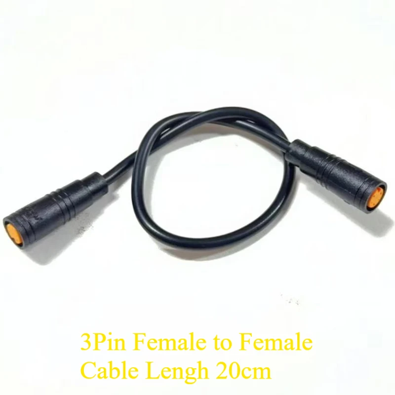 1 stks M8 2 3 4 5 6 Pin Elektrische Fiets Butt Joint Plug Waterdicht voor Ebike Display Kabel Vrouwelijke Mannelijke Optionele Connector 20 CM