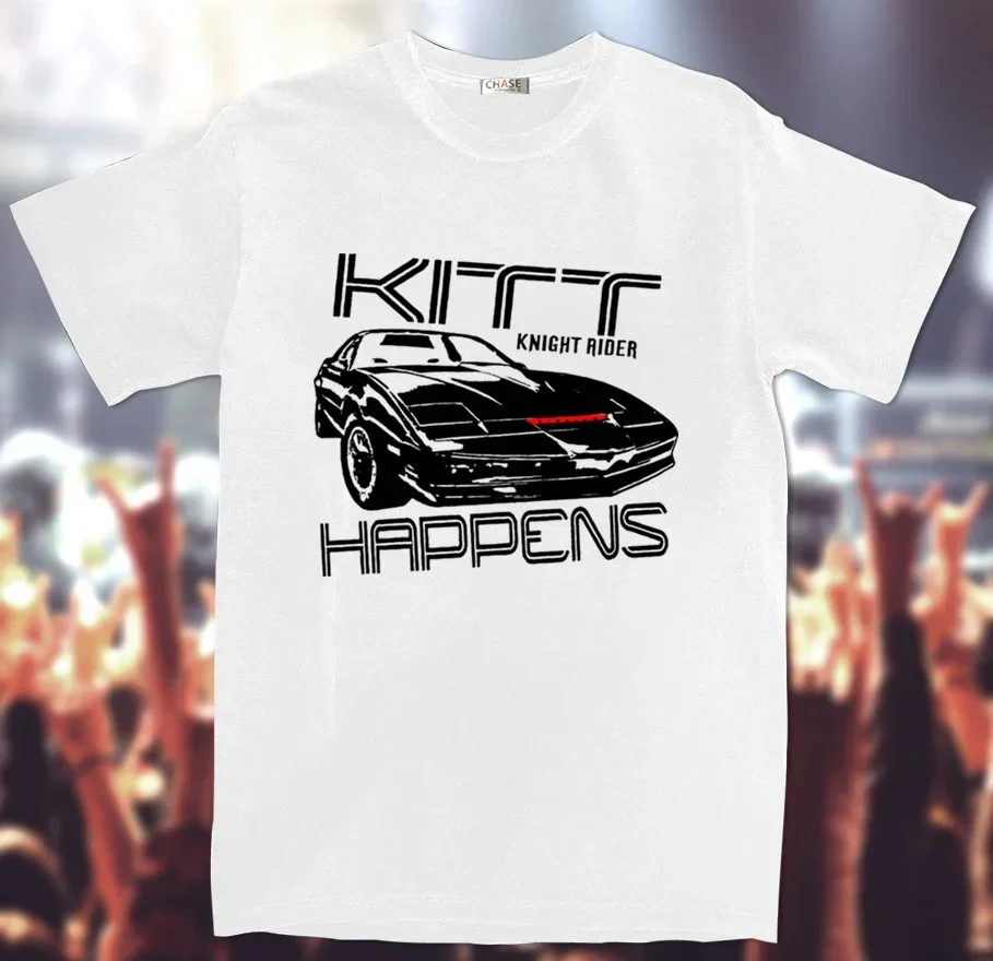 Knight Rider Logo Men's Graphic T Shirts T Shirt Leisure Tee Shirt Short Sleeve Unisex Summer Tees,
