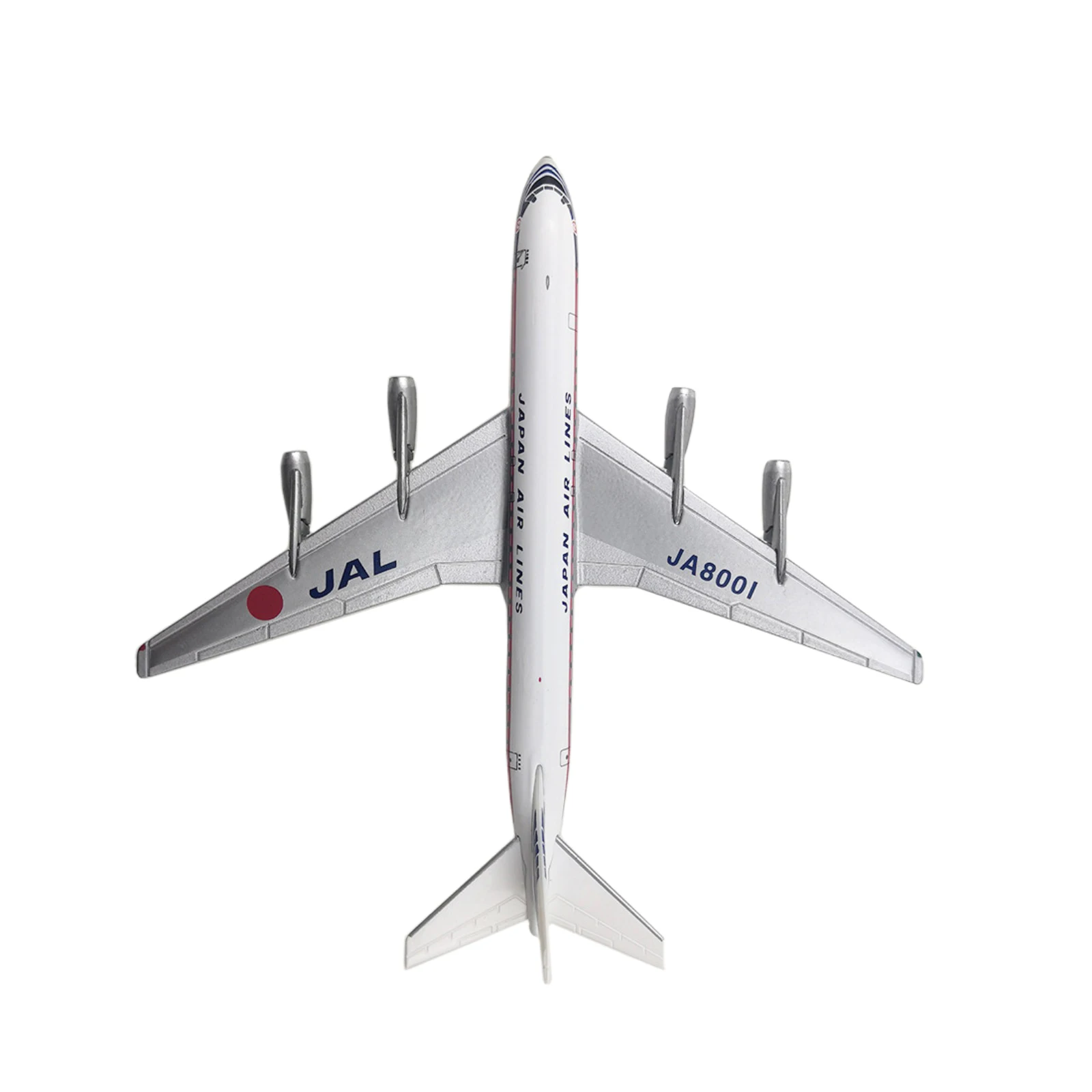 1 صندوق 1/400 سبيكة نموذج طائرة ل JAL الخطوط الجوية ل دوغلاس DC-8 نموذج طائرة الطائرة الانتهاء سبيكة الديكور جمع