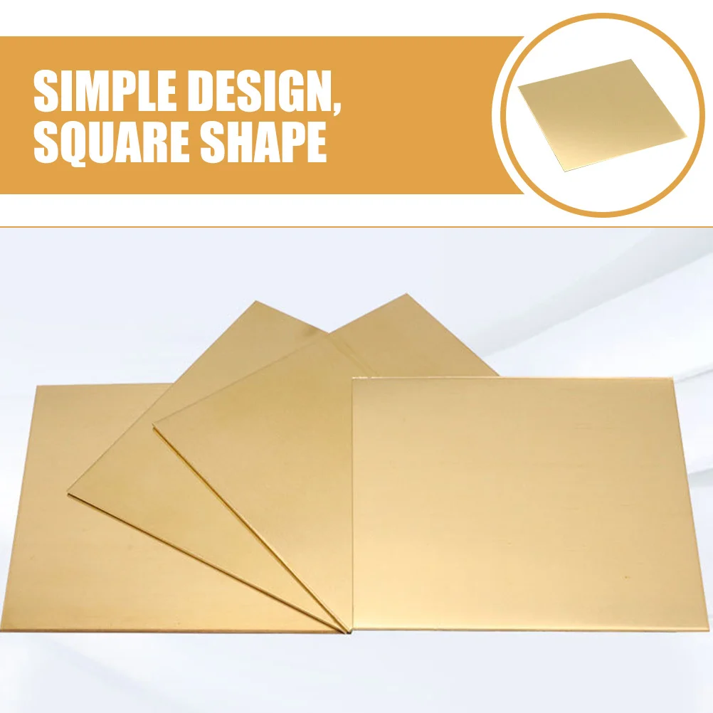 

1 Piece Square Copper Sheet for DIY Jewelry Crafting - Multipurpose Thin Copper Plate Metal for Art Projects Handmade Crafts