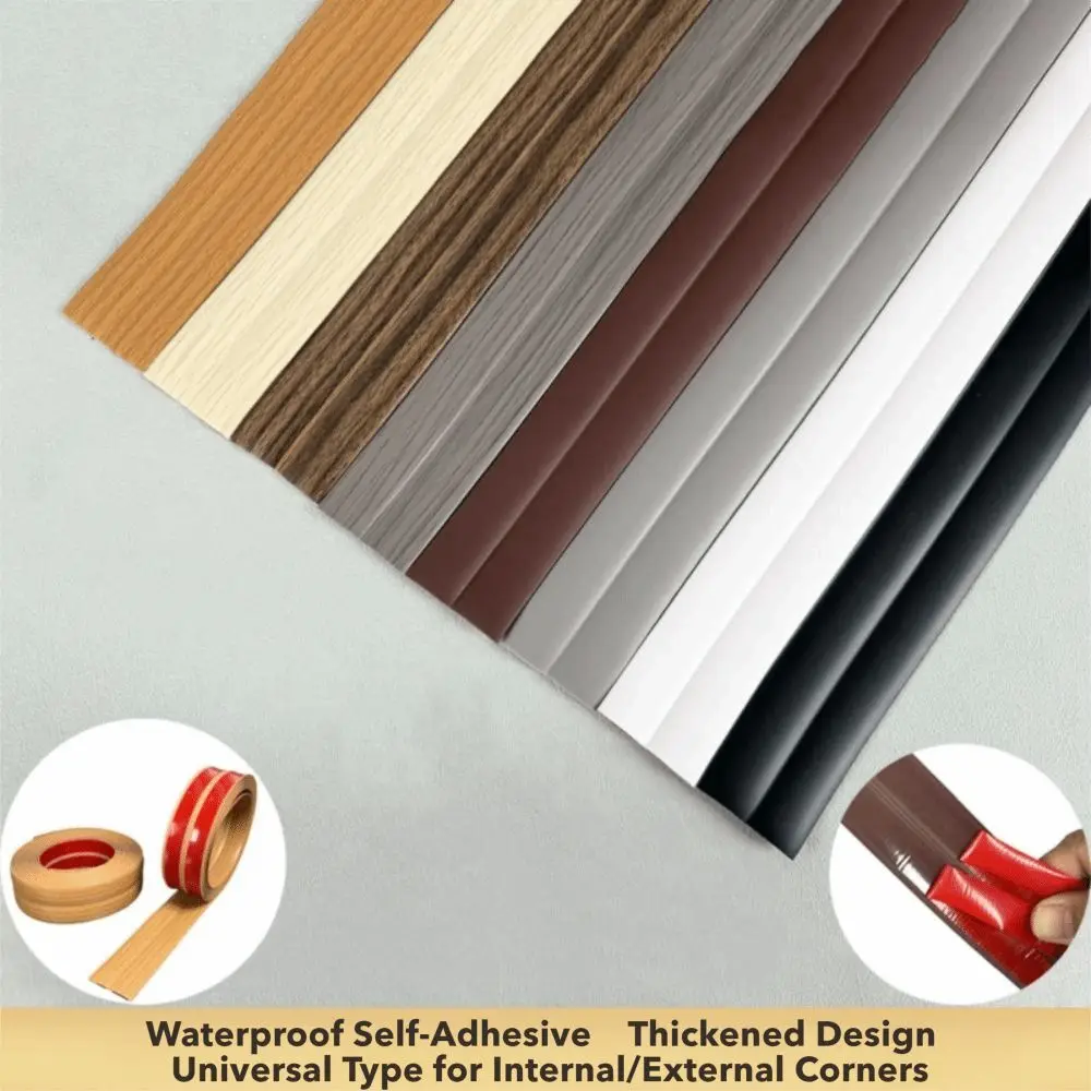 1roll 1/2m Size Peel and Stick Wall Trim Flexible Material PVC Material Flexible Corner Trim Moulding Inside & Outside Corner