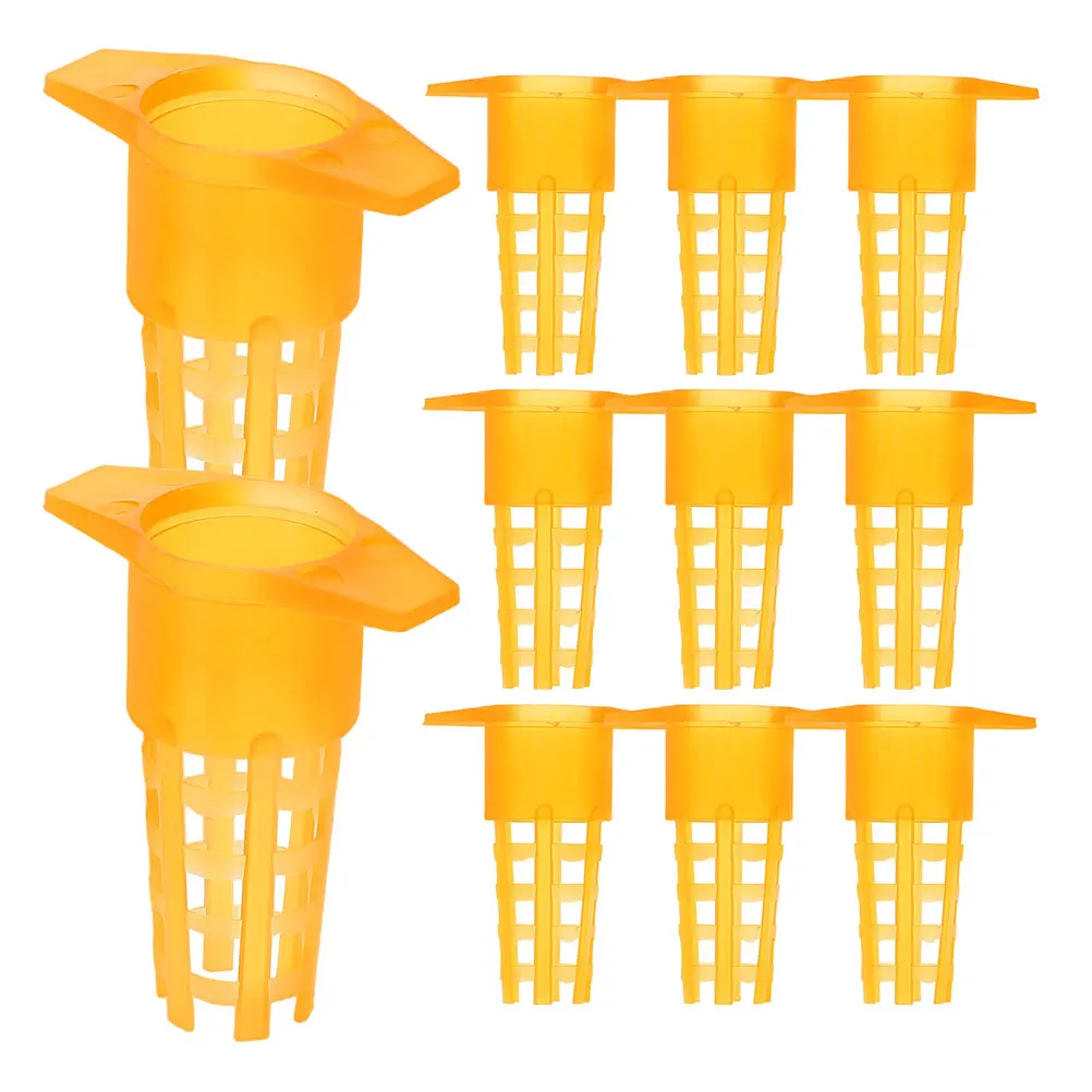 

60pcs Beekeeping Cage Breeding Cells Incubation Base Cups Ventilated Queen Protector Tools Supplies Rearing Boxes Honeybee