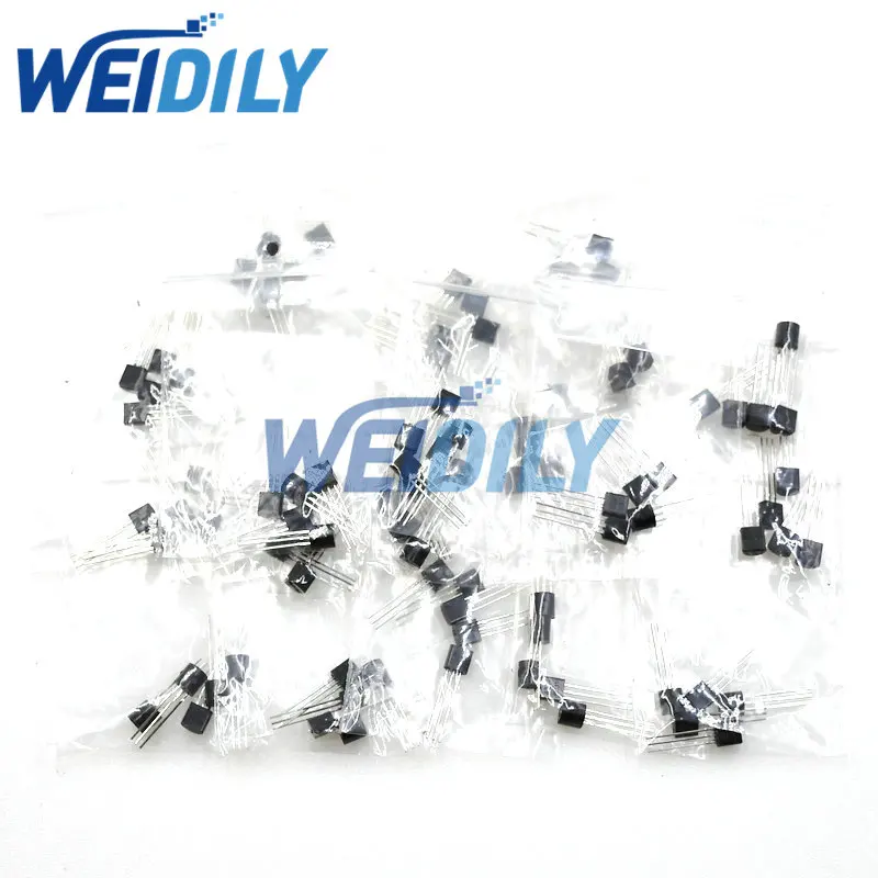 90PCS Transistor Assorted Kit 2N2222 S9012 S9013 S9014 9015 9018 A1015 C1815 A42 A92 2N5401 5551 8050 S8550 3906 3904 Triode Set