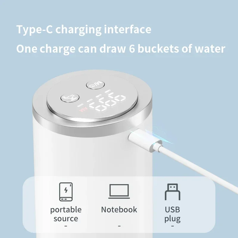 Xiaomi موزع المياه الأوتوماتيكي المعبأة في زجاجات المياه النبيذ الأحمر ضخ المياه مضخة كهربائية زجاجة شحن الصحافة موزع MIJIA جديد