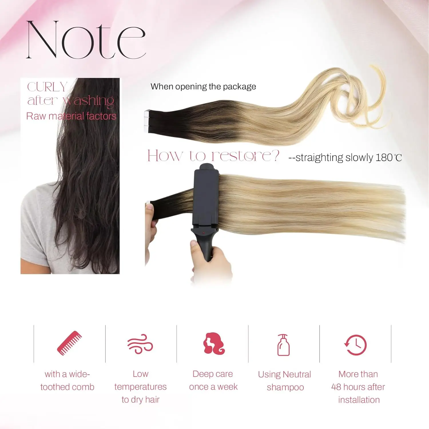 [20P] Moresoo Tape in Hair Extensions 100% Real Human Hair Brazilian 12-24in Double Sided Tape Invisible Glue on Hair Extensions