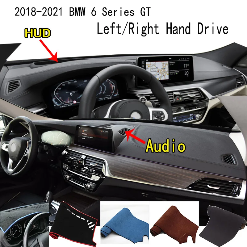 For BMW 6 Series 640i GT G32 2018-2021 Accessories Dashboard Cover Instrument Panel Dash Mat Dashmat Protective Pad