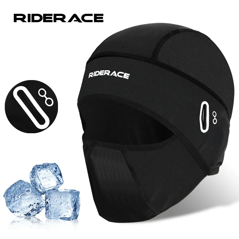 Czapka rowerowa letnia ochrona UV oddychający szalik rowerowy szybkoschnący lodowy jedwab sportowe nakrycia głowy opaska rowerowa pełna osłona twarzy