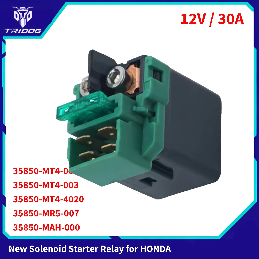 Starter Relay Solenoid for Honda CBR VFR VTX Shadow GL Gold Wing Silver Wing CB 1991-2016 35850-MT4-000 35850-MR5-007 35850MAH00