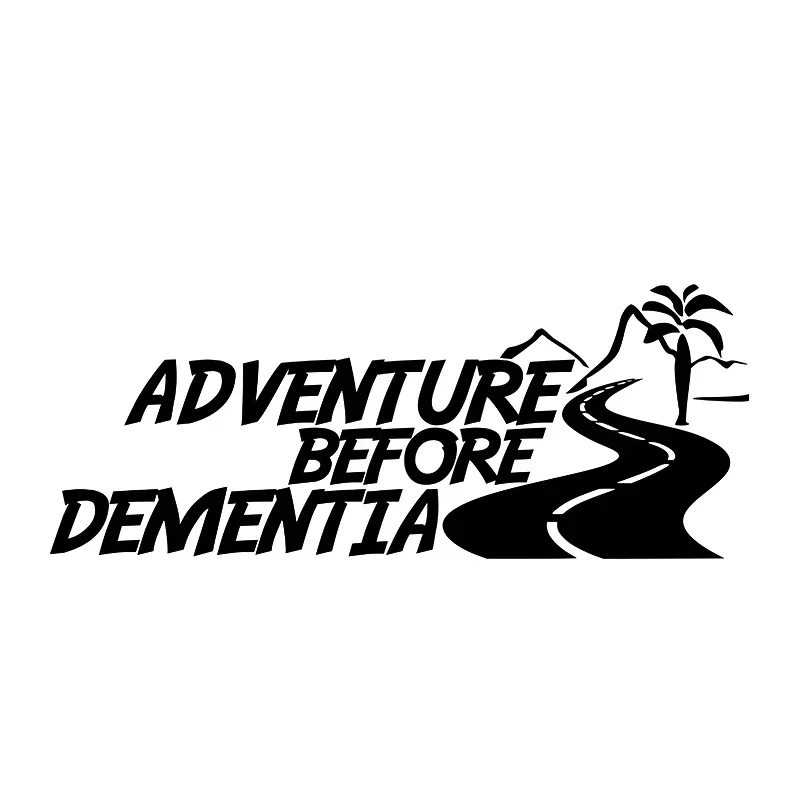 

Car Stickers Adventure Before Dementia Camper Accessories Funny Car Caravan Camper Van Vinyl Decal Sticker
