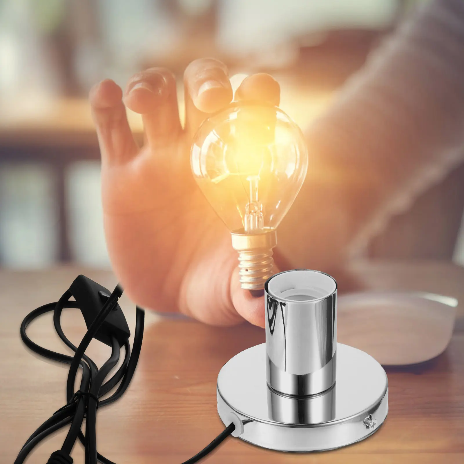 3pcs-e27-light-socket-lamp-base-with-cord-us-plug-for-led-incandescent-halogen-bulbs-bedroom-living-room-diy-lamp-repair-kit