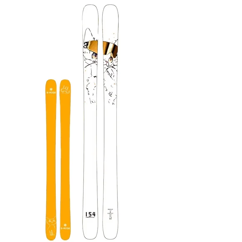 Custom Designed Alpine Ski Snowboard Set Factory Direct Price Classic Cross Country Ski Sandwich PE Material