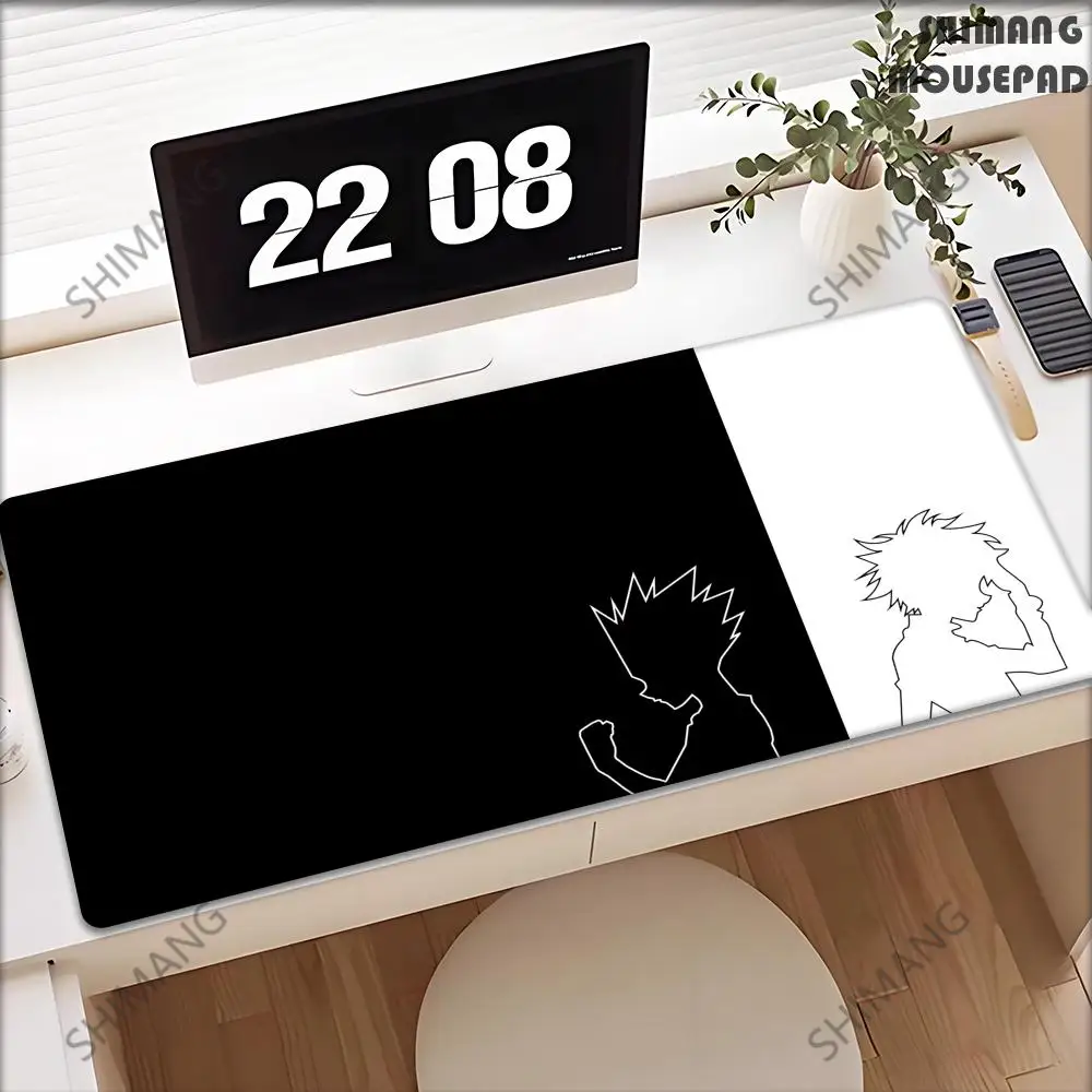 Large Mouse Pad Hunter x hunter Mouse Pad XXL Gaming Accessories Office Gamer Keyboard Desk Mat Non-Slip Laptop Anime Mousepad