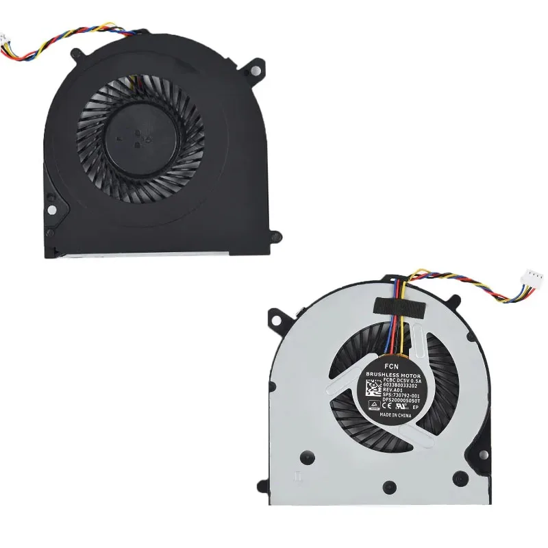 CPU Cooling Fan for HP Elitebook 840 850 G1 G2, 740 745 755 G1 G2,14 G1 G2 730792-001 KSB0805HB KSB0805HB-CM23 6033B0033202