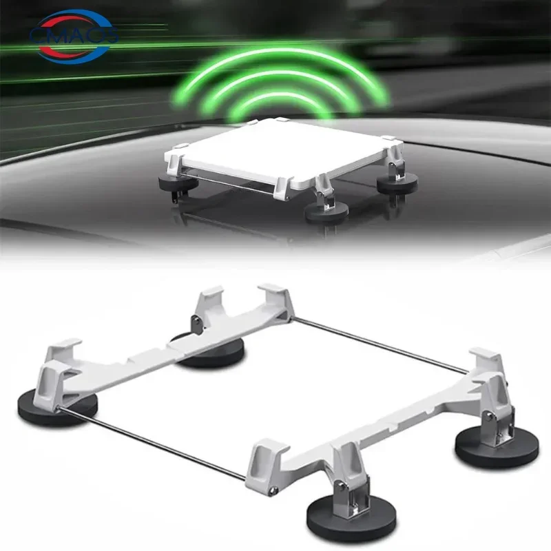 Magnetic Roof Mount Bracket For Starlink Mini For V4 For Campers Van Boat Cars RVs Glass Roof Bracket Vehicle Parts Accessories