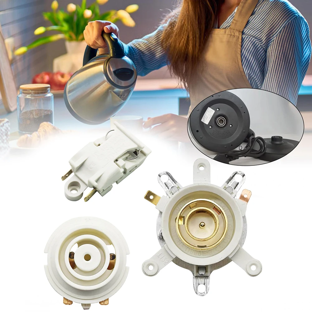 3-Pack Base Thermostat Switch Connector, Electric Water Boiler Temperature Control Socket Replacement Accessories