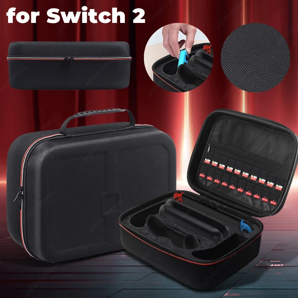 

Чехол для переноски игровой консоли для Switch 2, чехол для игровой консоли, противоударная сумка для переноски, защита от царапин, аксессуар для консоли Switch 2.