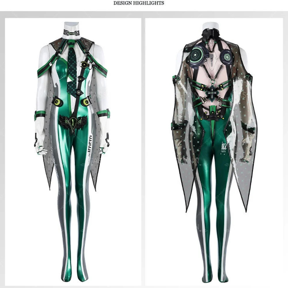 Stellar Eve Cosplay Zentai Bodysuit Planet Diving Suit 7th Squad  Printed Jumpsuit, Game Character Costume For Comic Con view 6