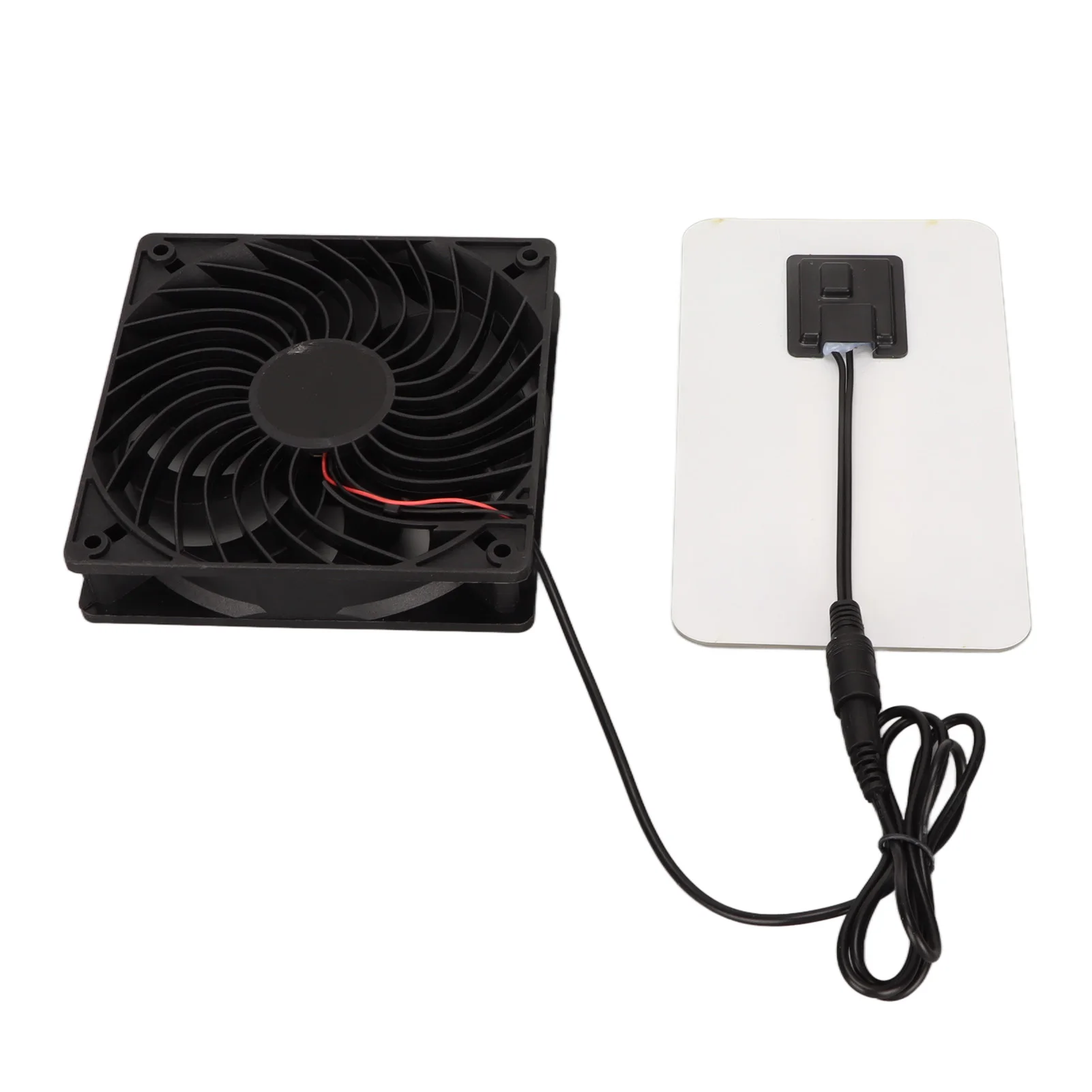 Solar Panel Exhaust Fan 3W Portable Ventilator For Pet House/RV/Greenhouse/Energy Saving/Deodorizing (Without Power Storage)