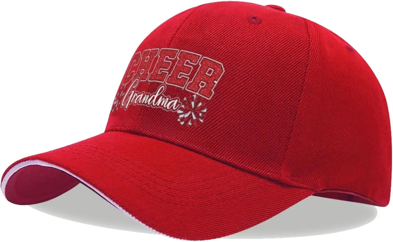 Cheer G-Ma Grandma Bow Sport Cheerleader Cheerleading Hat Adjustable Baseball Dad Cap Unisex Men&Women