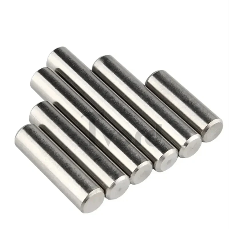 M1 M1.5 M2 M2.5 M3 M4 M5 M6 M8 M10 M12 304 pasador cilíndrico de acero inoxidable localización pasador fijación pasadores de bloqueo eje varilla de Metal sólido