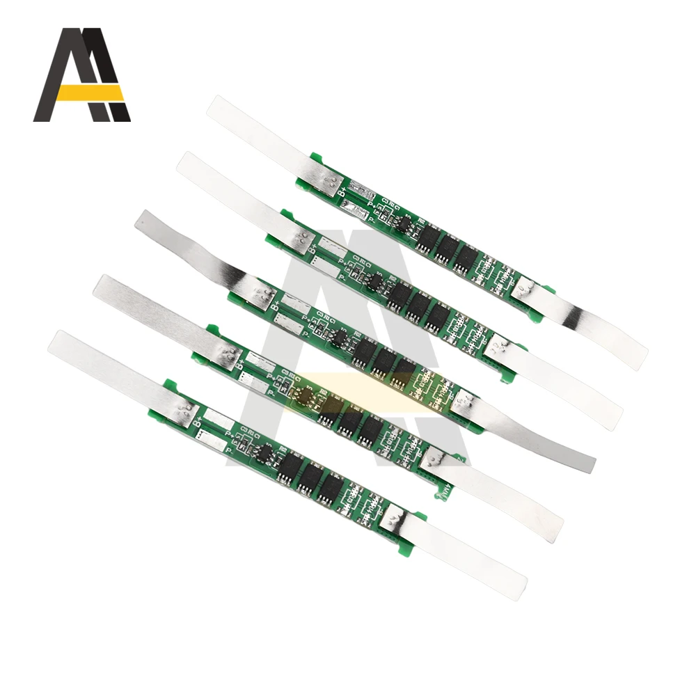 Carte de Protection de batterie au lithium Li-ion BMS 1S 4,5a 3.7V 3MOS 18650, Module de Protection de charge Lipo, 1 pièce/5 pièces