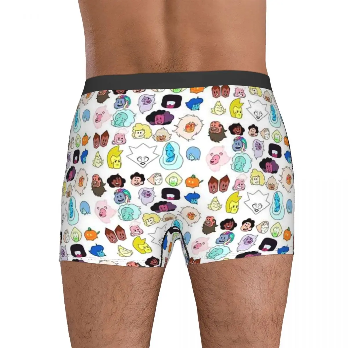 Calzoncillos Boxer, pantalones cortos, bragas con cabezas de Steven Universe, ropa interior suave para hombre, regalo para novio