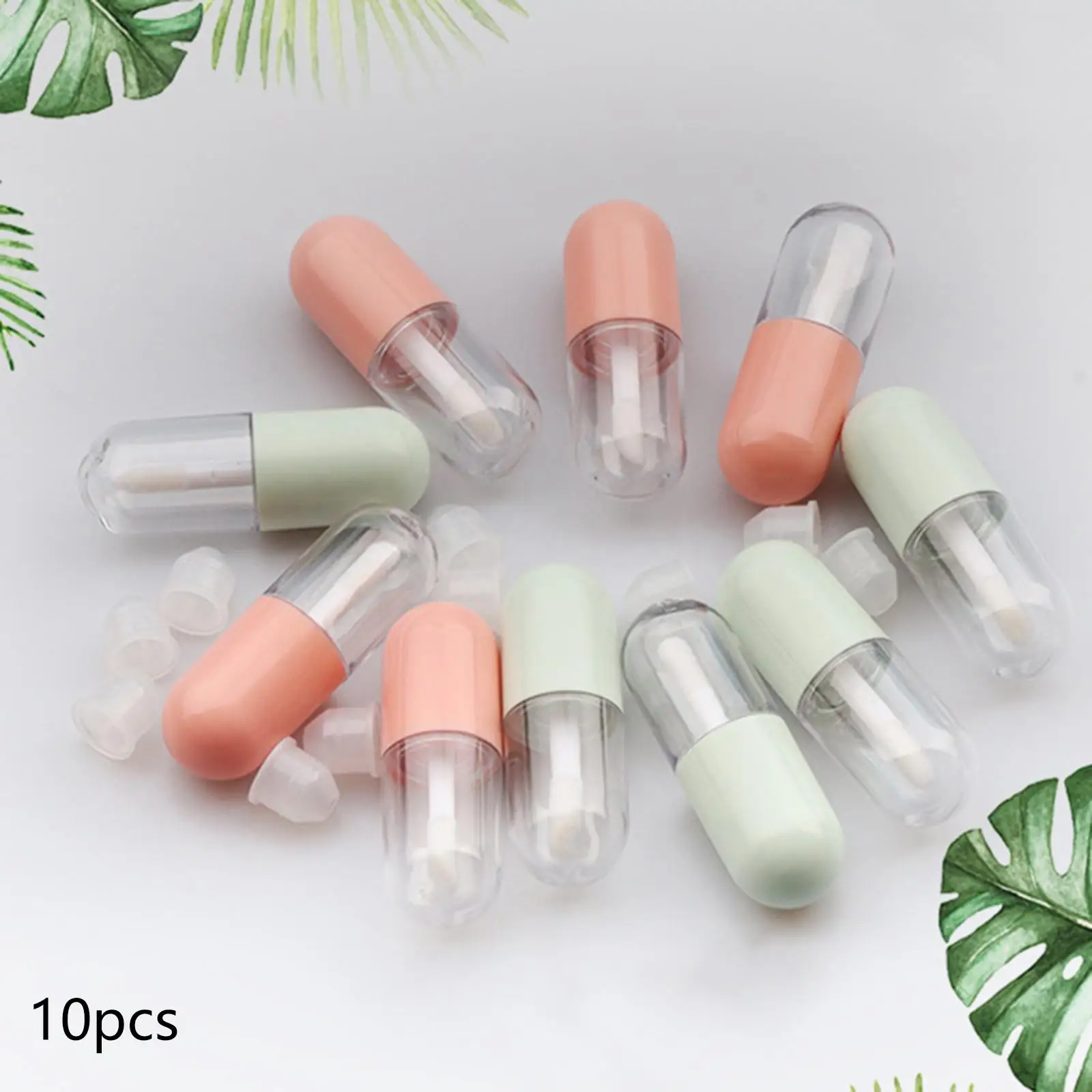 Lip Gloss Container with Insert Stoppers Cute for DIY Cosmetic Samples Girl