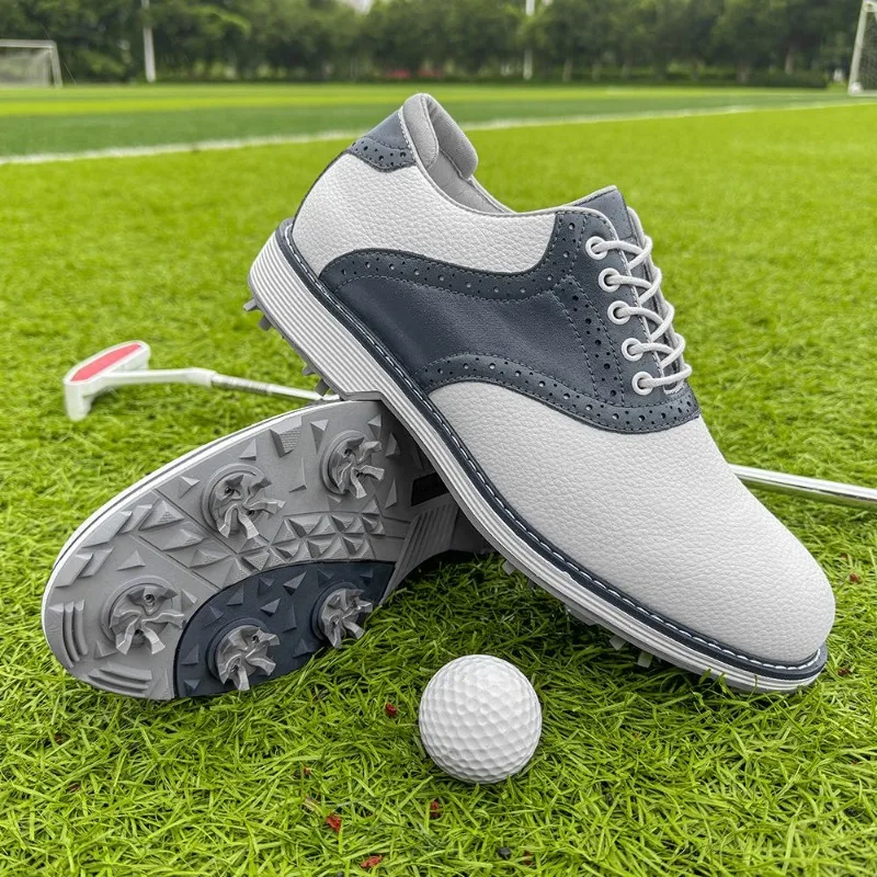 Trawnik na świeżym powietrzu Specjalne buty golfowe Wygodne, odporne na zużycie, antypoślizgowe buty sportowe Męskie, damskie, profesjonalne buty do