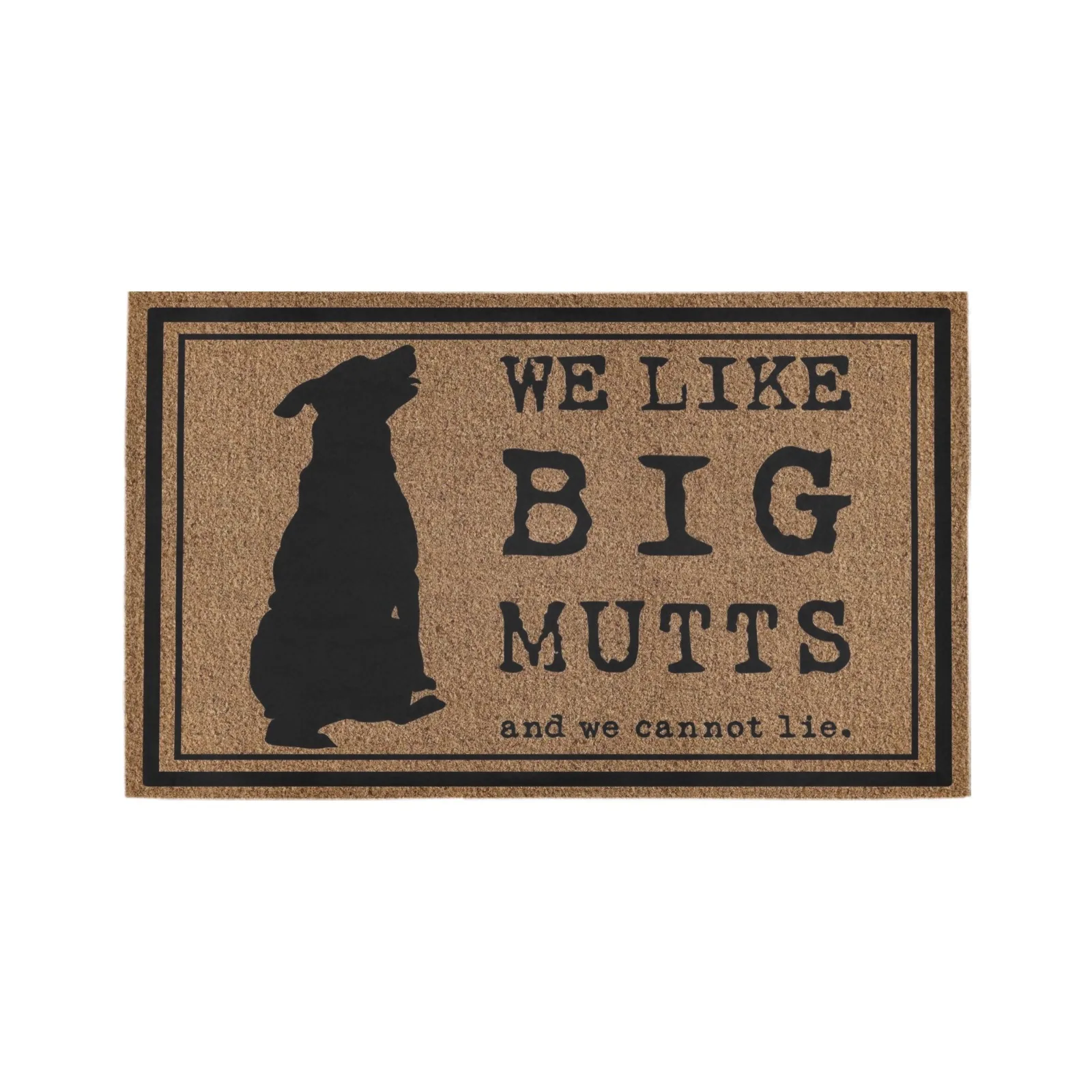 

Welcome Doormat We Like Big Mutts and We Cannot Lie Door Mat Rubber Non-Slip Entrance Rug Floor Door Mats Funny Home Decor