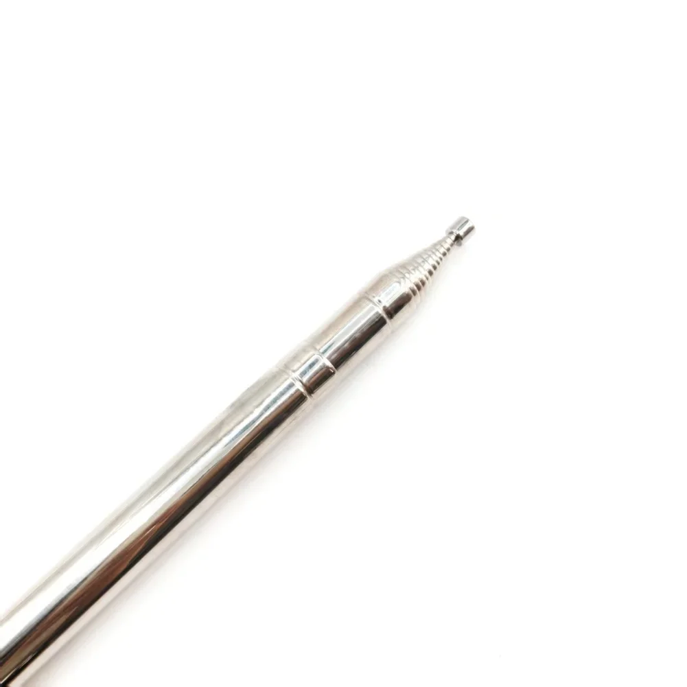 Telescopic 5.6m antenna kit for GP with grounding peg and base assembly supporting 14 50MHz frequency bands with M10 interface