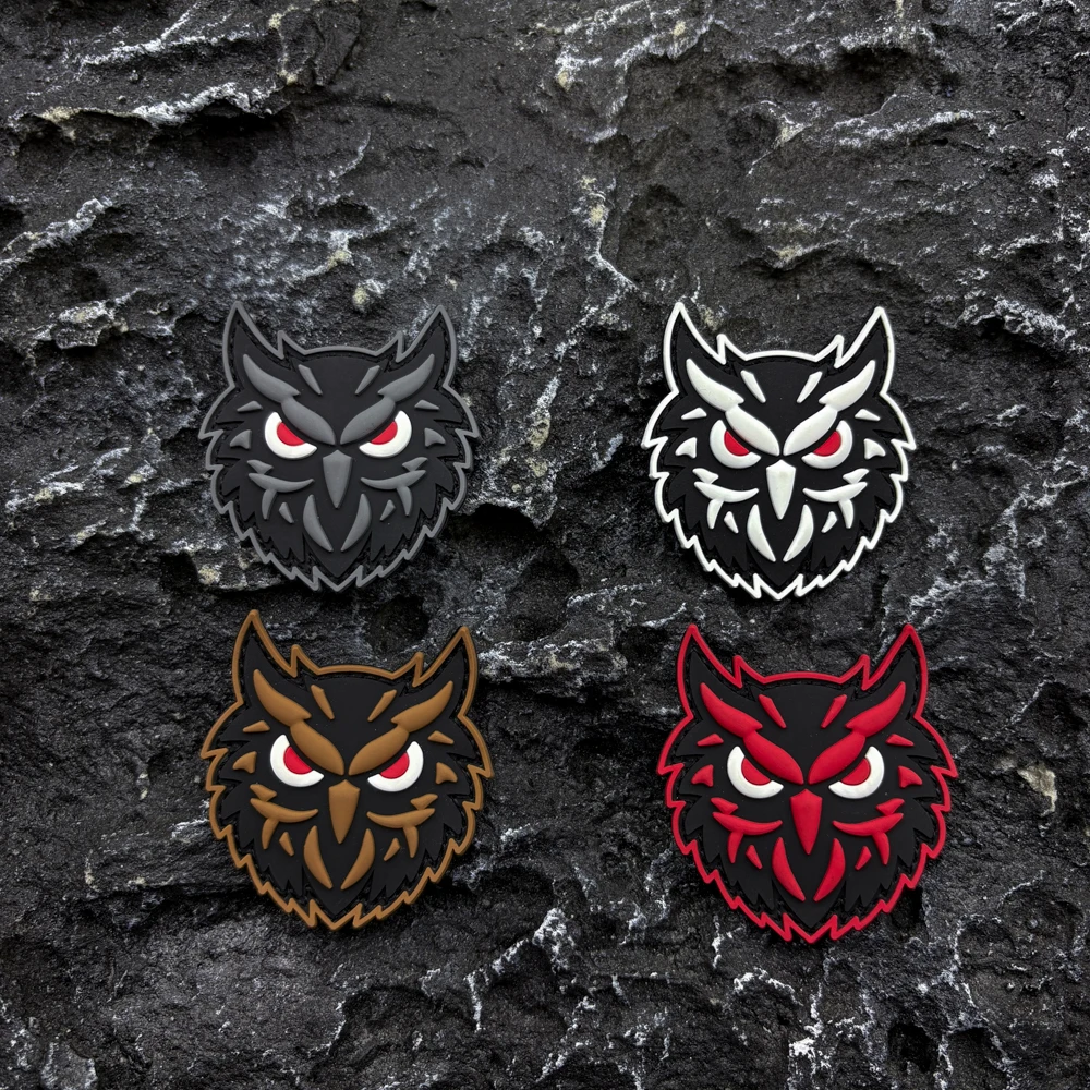 An Owl Pvc Patch Ba…